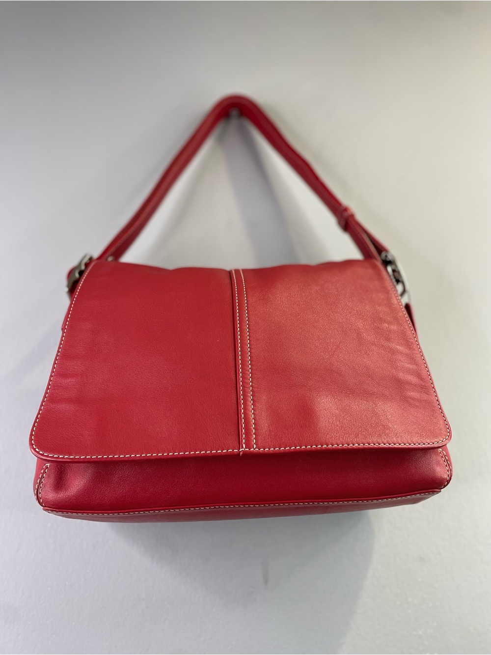 Coach 2005 vintage 9570 Hamptons soft leather flap shoulder/crossbody bag